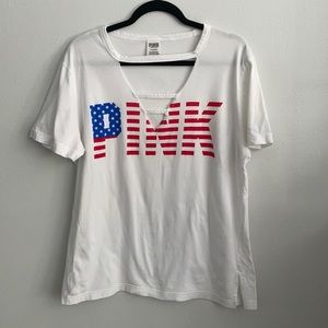 PINK American Flag T-Shirt
